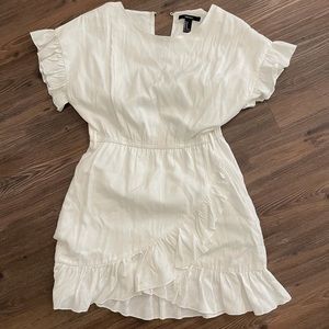 White Linen Dress